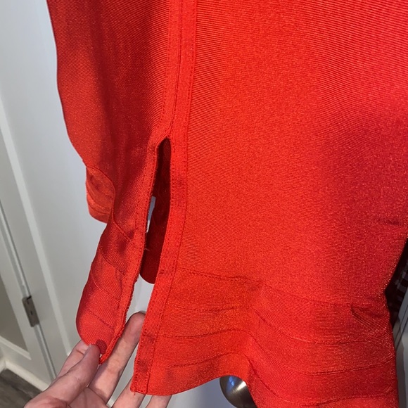 NWOT Red Mermaid Dress-never worn. Bought it on Poshmark but wore something else - Picture 3 of 8